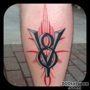 Very cool v8 logo with some pinstripe designs  Tattoos _17