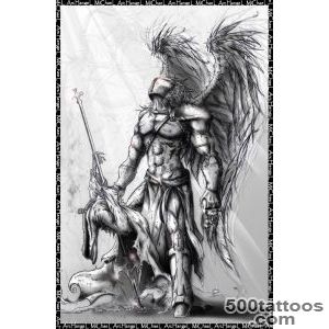 Warrior Arch Angel Tattoo