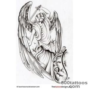 Archangel tattoo designs, ideas, meanings, images