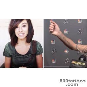 3 Words Tattooed on Christina Grimmie#39s Arm Reveal Who She Really _25