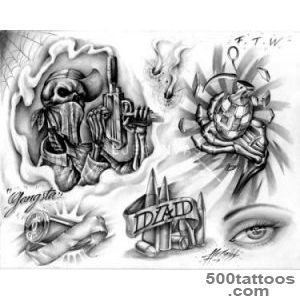 Gangsta Tattoo Images amp Designs_3
