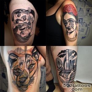 German Tattoo Artist Creates Beautiful Cubist Designs – Johnny, etc_44