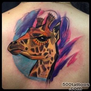 50+ Elegant Giraffe Tattoo Meaning and Designs   Wild Life on Your _27