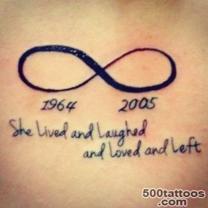 Infinity Sign Tattoos Designs Ideas Meanings Images