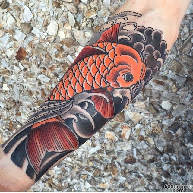 Koi carp tattoo: photo num 12074