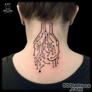 Small Neck Tattoos For Ladies
