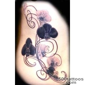 30+ Awesome Orchid Tattoos Designs_4