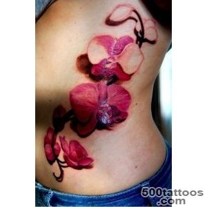 Orchid tattoo designs, ideas, meanings, images