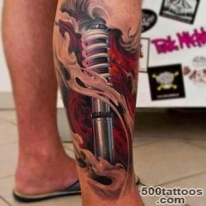 Piston tattoo design vector