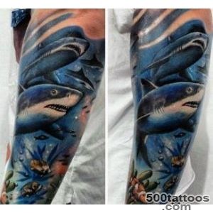 90 Shark Tattoo Designs For Men   Underwater Food Chain_21