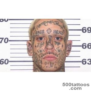 Bedeutung crucified skinhead tattoo Marilyn Manson’s