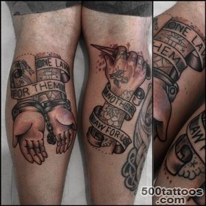 Meaning crucified skinhead tattoo Anti