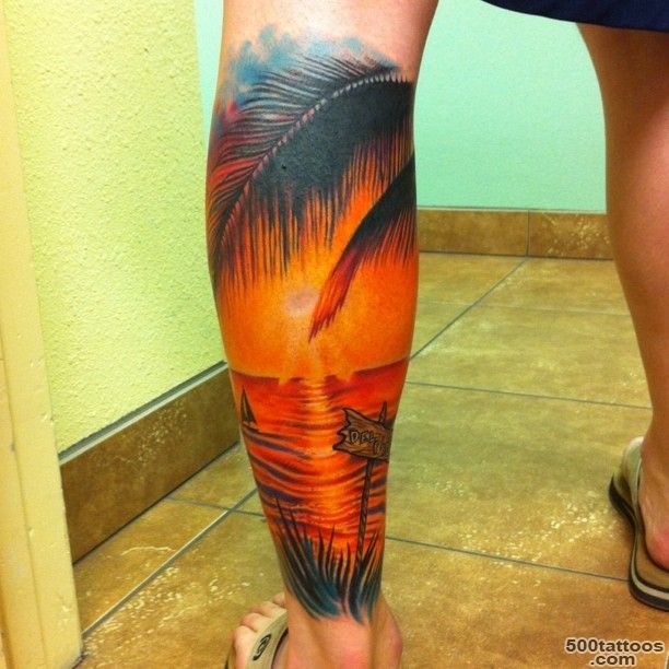 Sunset tattoo: photo num 19793