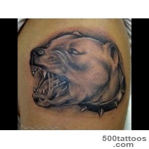 Cartoon Hond Tattoo Op Rug Schouder Verse 2016 Tatoeages Ideas_44