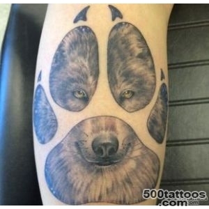 Dog tattoo design, idea, image
