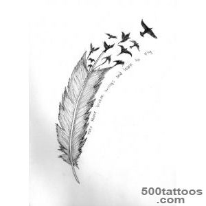 Feathers Tattoo Designs Ideas Meanings Images