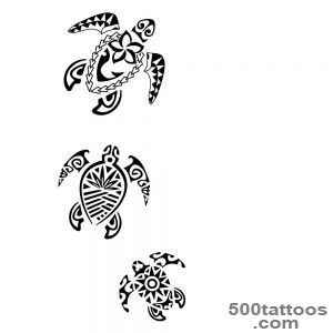 50+ Awesome Tribal Turtle Tattoos Designs_5