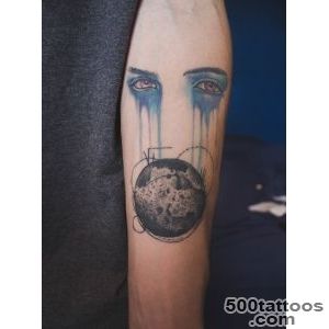Eyes and Moon by hyperkattattoo @ Generation 8 Tattoo in Los _2