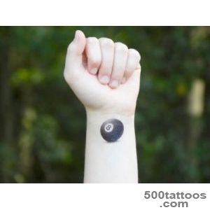 Temporary Tattoo Eight Ball 8 Ball Magic by SymbolicImports_8