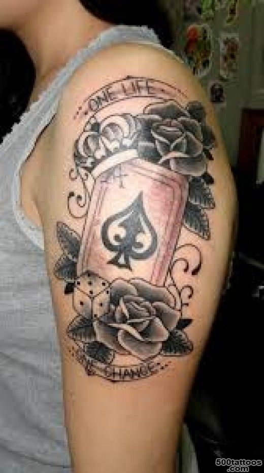 Ace of Spades Tattoo Designs, Ideas, and Meanings_21
