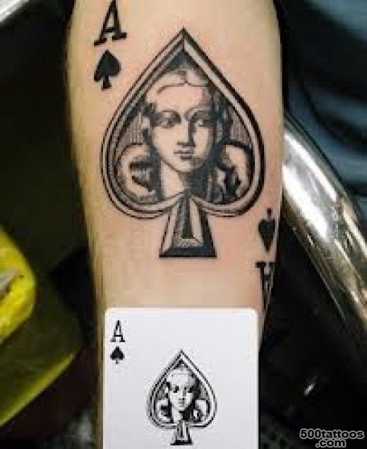 Ace of Spades Tattoo Designs, Ideas, and Meanings_22