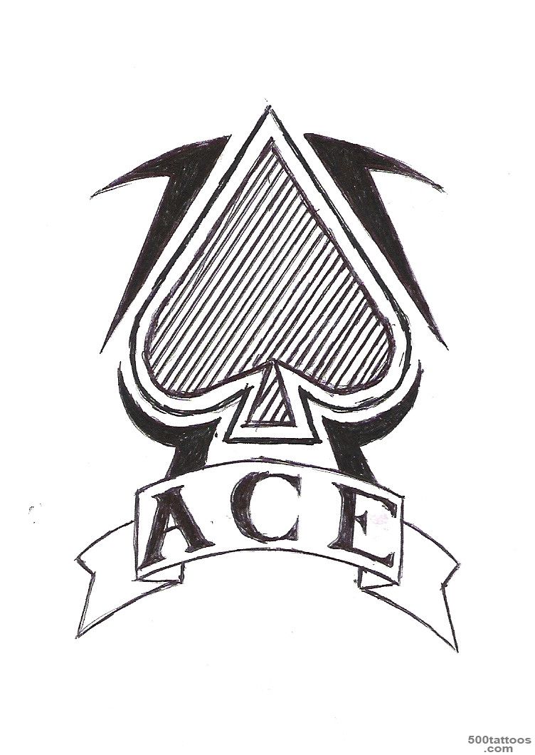 DeviantArt More Like ace of spades tattoo design by fulhamghost_47
