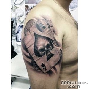 70 Spade Tattoo Designs For Men   One Of The Suits_44