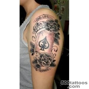 Ace of Spades Tattoo Designs, Ideas, and Meanings_21