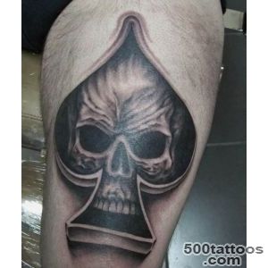 Tattoo ACE of spades heart Skull   Ideas Tattoo Designs_36