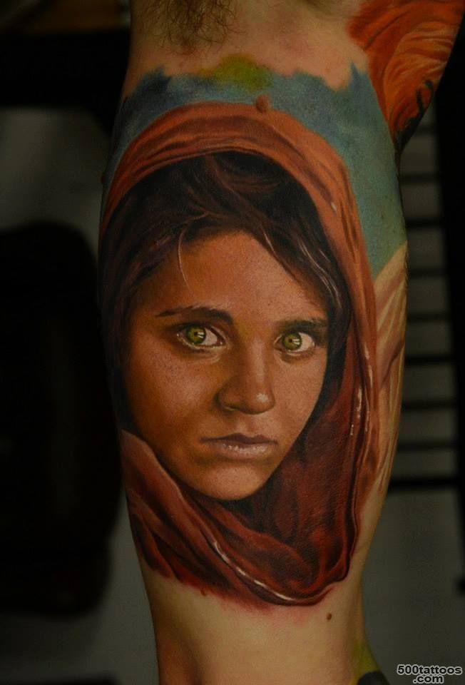 Afghan Girl By Den Yakovlev  Tattoos  Pinterest  Afghan Girl ..._13