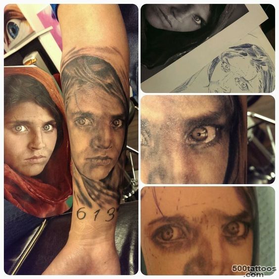 National geographic afghan girl tattoo  Tattoos  Pinterest ..._33