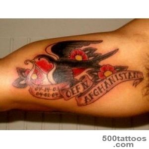 jon#39s swallow tattoo Afghanistan  yeah , my bird flying out…  Flickr_8
