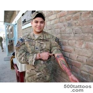 PHOTOS Tattoos in the military Photos   ABC News_9