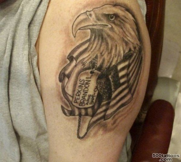 Airborne tattoo in subtle abstract style on the inner arm