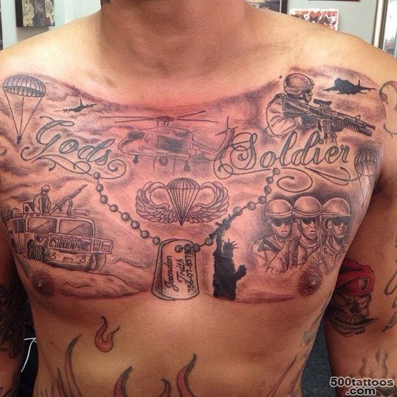 Refined fine-line airborne tattoo design on the shoulder