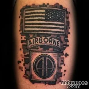 Airborne Tattoo design, idea, image
