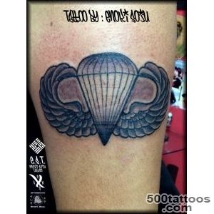 Realism airborne tattoo featuring intricate execution on the collarbone