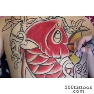 Making a Fake Tattoo with an Alcohol Activated Palette by Skin _33
