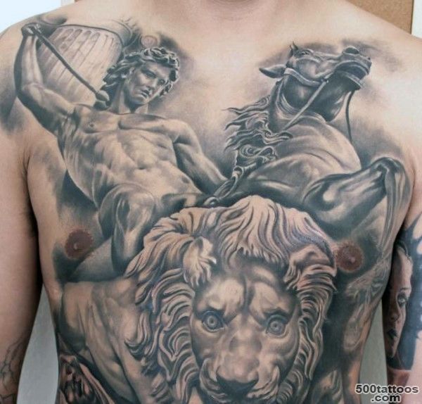 60 Greek Tattoos For Men   Mythology And Ancient Gods_44