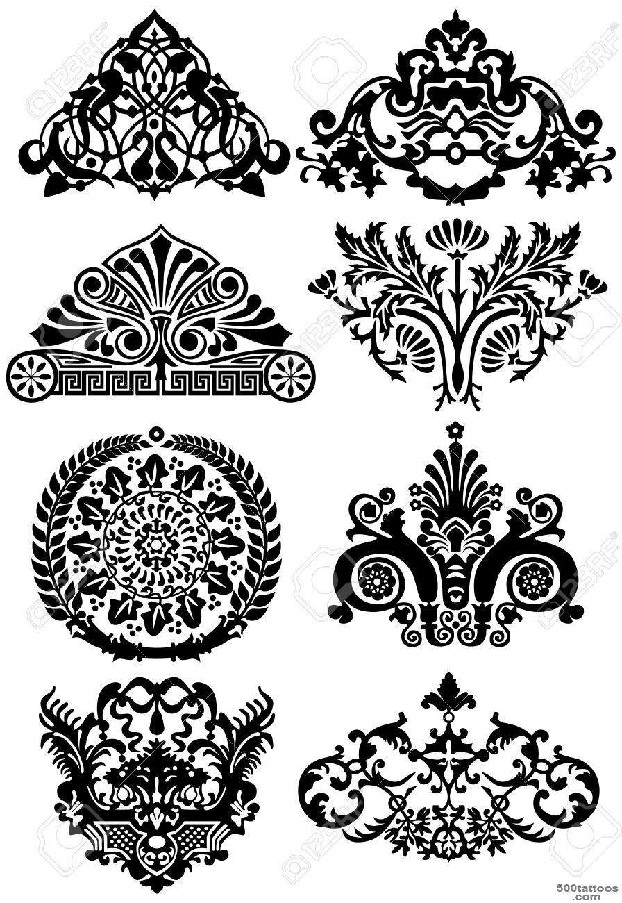 Ancient Tattoos And Ornaments Royalty Free Cliparts, Vectors, And ..._10