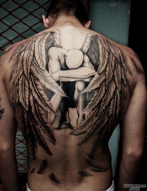60 Holy Angel Tattoo Designs  Art and Design_3