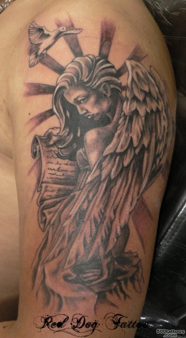 60 Holy Angel Tattoo Designs  Art and Design_22