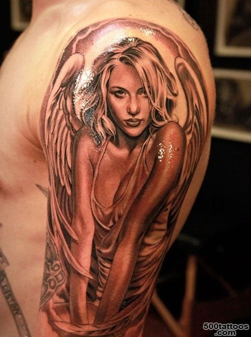 99 Breathtaking Angel Tattoos (With Meaning)_25