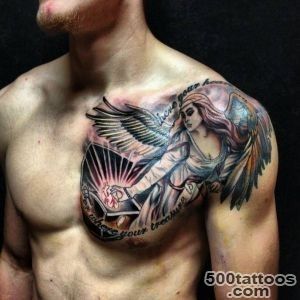100 Best Angel Tattoos for Men and Women   Piercings Models_15