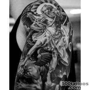 100 Guardian Angel Tattoos For Men   Spiritual Ink Designs_31