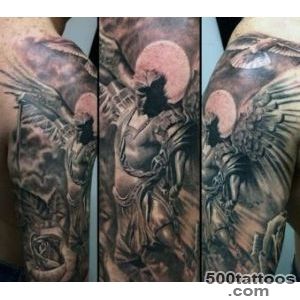 100 Guardian Angel Tattoos For Men   Spiritual Ink Designs_48