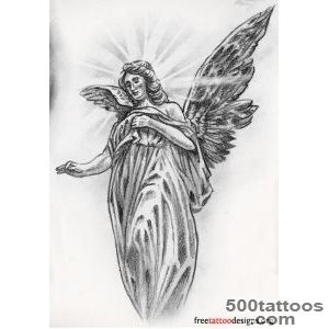 Angel Tattoos  Angel Wings, Guardian Angel and St Michael Designs_7