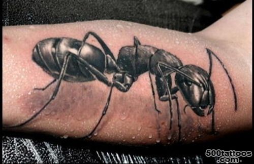 Black Ink Ant Tattoo Image_7