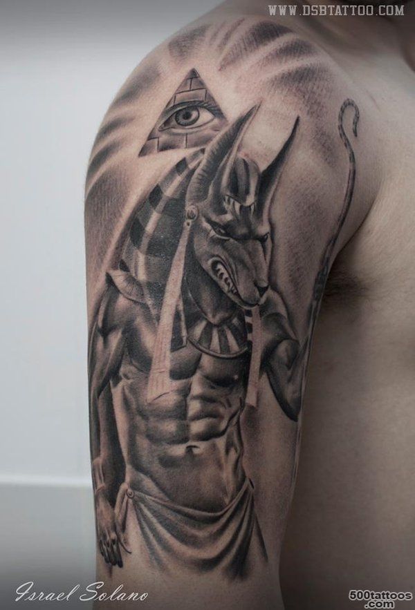 DSB Tattoo on Twitter Anubis #tattoo #tatuaje #realista #realism ..._11