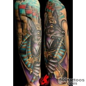 52+ Egyptian God Anubis Tattoos Collection_17